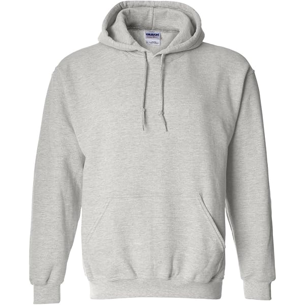 Gildan mens G185 Heavy Blend Hooded SweatShirt, Sport Grey, X